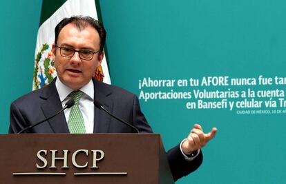 Luis Videgaray, secretario de Hacienda de M&eacute;xico. 