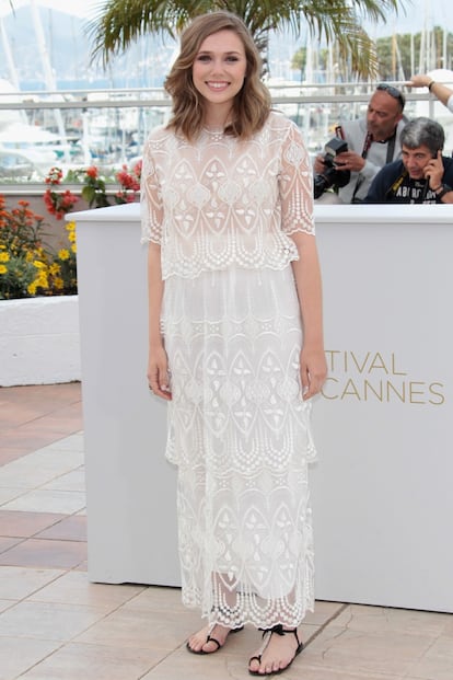 En el Festival de Cannes demostró que la elegancia no está reñida con el zapato plano.