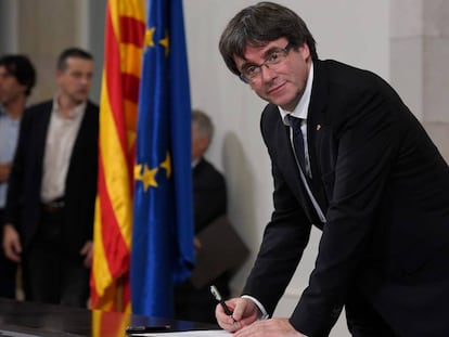 Carles Puigdemont, president de la Generalitat