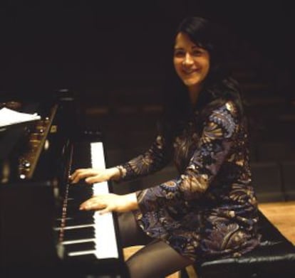 Martha Argerich, durante una actuación en Reino Unido en 1970.