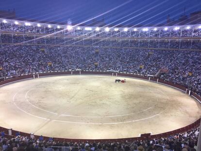 La plaza de Las Ventas, en tarde de corrida.