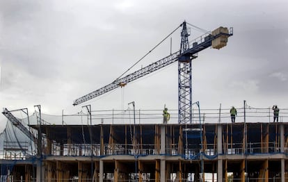 Construcción de viviendas en Pozuelo de Alarcón (Madrid).