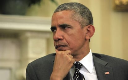 President Barack Obama in the Oval Office on Tuesday.