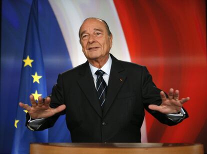 Jacques Chirac, durante un discurso en 2007.