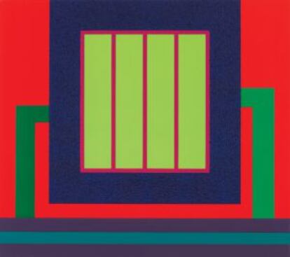 A 'Low Way Down', de Peter Halley.