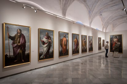 Sala pinacoteca en el museo de San Luis de los Franceses.