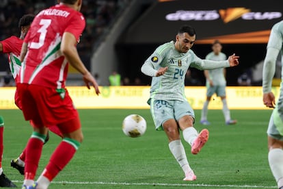 Luis Chávez durante un partido en Texas, en junio de 2025.