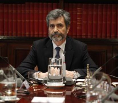 Carlos Lesmes, presidente del Consejo General del Poder Judicial, el 20 de diciembre. 