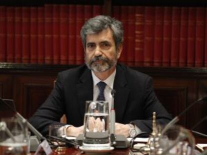 Carlos Lesmes, presidente del Consejo General del Poder Judicial, el 20 de diciembre. 