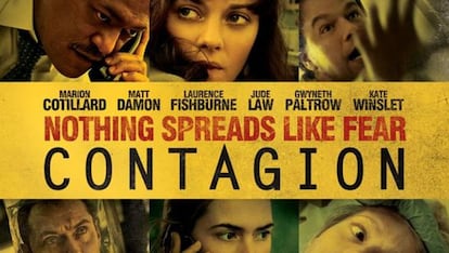 Póster de la película 'Contagio'.