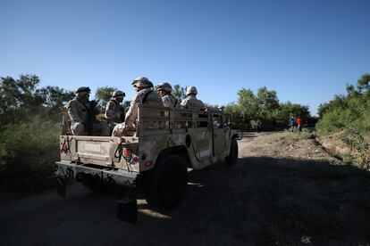 Elementos de la Guardia Nacional también llegaron al sitio.