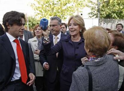 Esperanza Aguirre, durante un acto en Madrid.