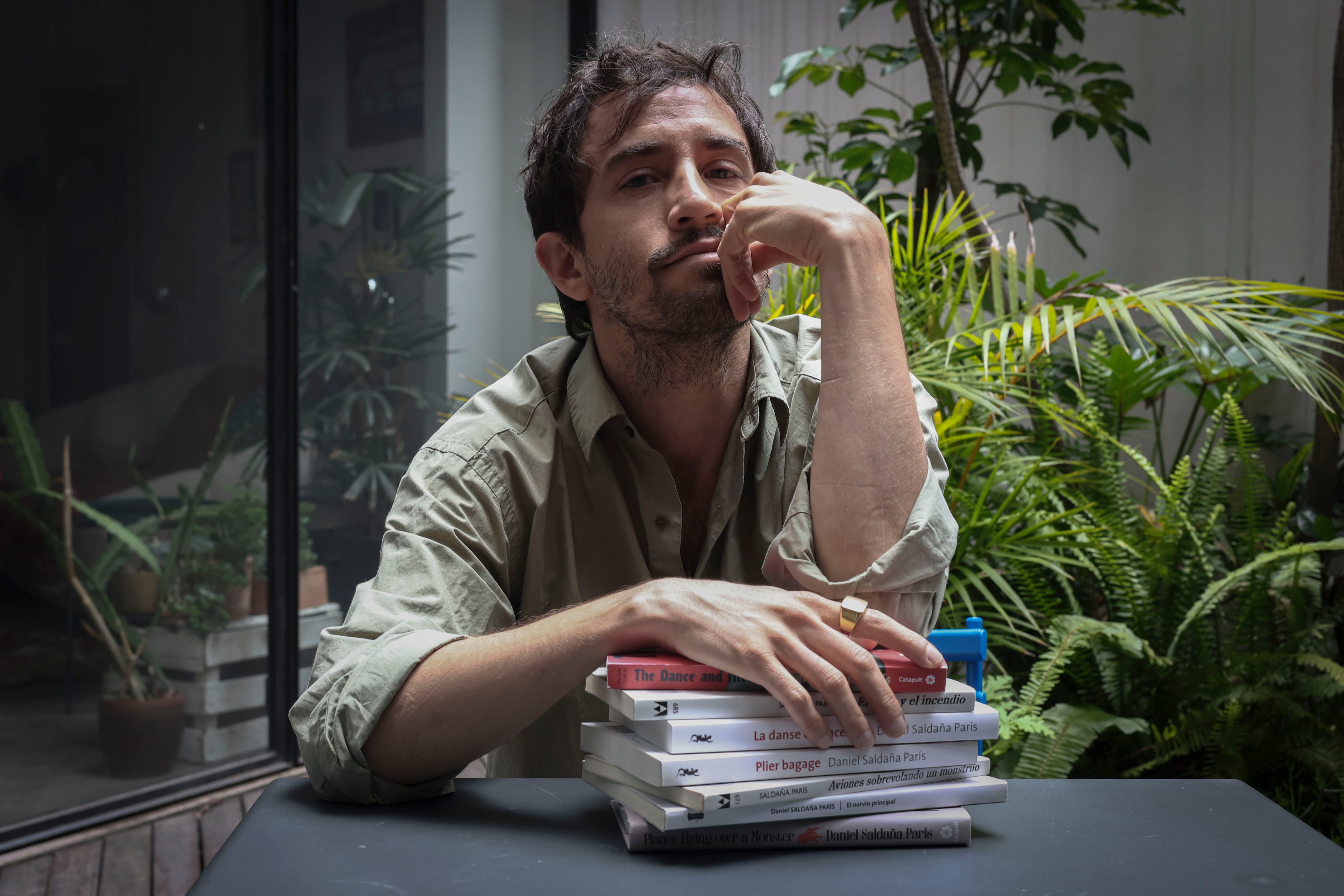 Daniel Saldaña, escritor y poeta mexicano, el 26 de junio de 2025.