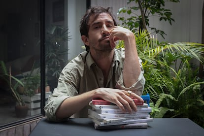 Daniel Saldaña, escritor y poeta mexicano, el 26 de junio de 2025.