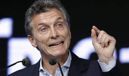 O presidente Mauricio Macri.