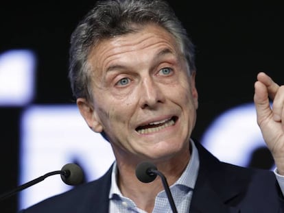 O presidente Mauricio Macri.