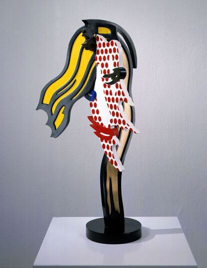 Roy Lichtenstein (1923-1997)  Cabeza con golpe de brocha II, 1987.