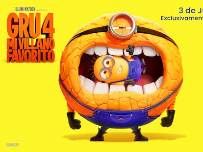 Cartel promocional de la película 'Gru 4 Mi villano favorito', en cines el 3 de julio.