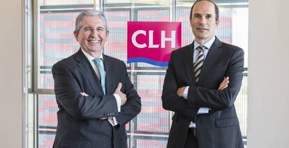 José Luis López de Silanes, presidente de CLH y Jorge Laza, consejero delegado.