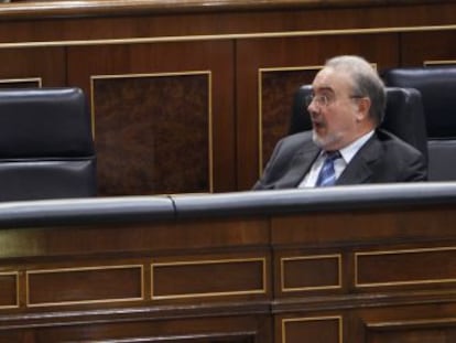 Zapatero y Solbes en el Congreso en octubre de 2010.