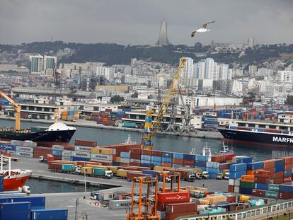 El puerto de Argel, en una foto de archivo.