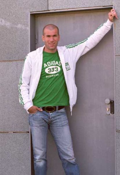 El futbolista Zinedine Zidane.