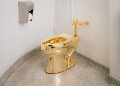 &#039;America 2016 Gold&#039;, de Maurizio Cattelan.