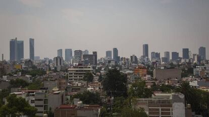 Imagen de la contaminación en la Ciudad de México.