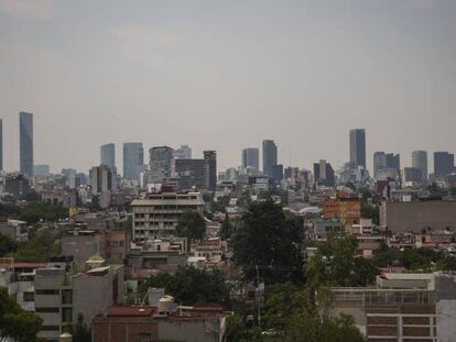 Imagen de la contaminación en la Ciudad de México.
