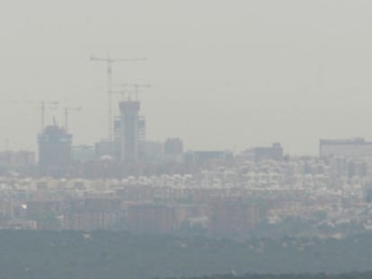 Madrid, cubierta de contaminación el pasado julio.
