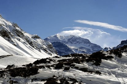 El cerro Aconcagua, de 6.962 metros de altitud.