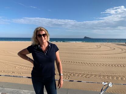 MIchelle Baker, periodista británica radicada en Benidorm (Alicante).