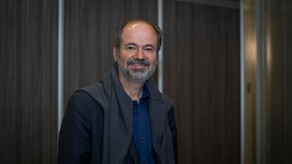 Juan Villoro, escritor y periodista mexicano, en la FILBO ( Feria Internacional del Libro) de Bogotá, el 22 de abril de 2023.