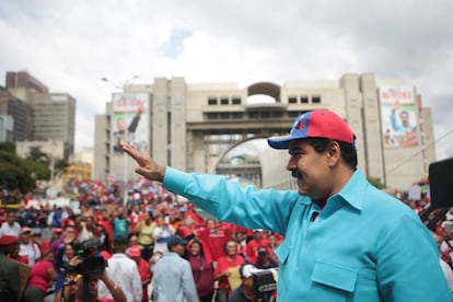 Venezuela's President Nicolás Maduro announces the state of emergency on Friday.