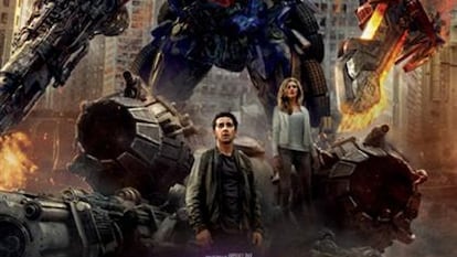 Cartel de Transformers: El Lado Oscuro de la Luna