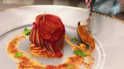 Así de bonito era el confit byaldi de Rémy