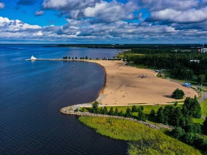 La playa de Nallikarin, en la región de Oulu (Finlandia). 