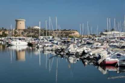 Puesto deportivo de El Campello, en Alicante.