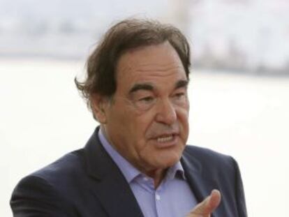 El director Oliver Stone, ayer en Sitges.