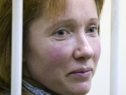 Yekaterina Zaspa hoy en los juzgados de San Petersburgo. 