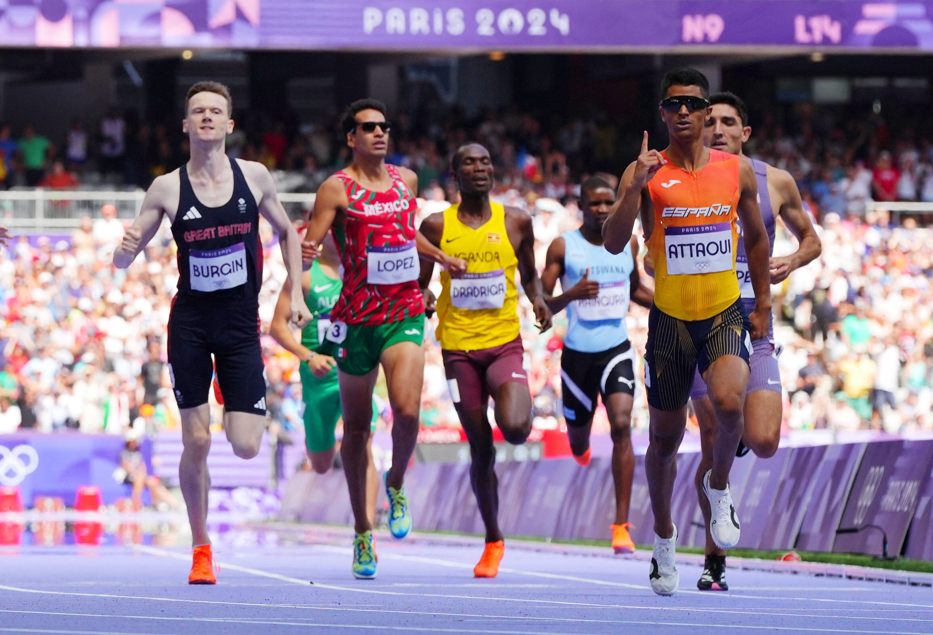 Attaoui se convierte en el segundo español en una final olímpica de 800m 