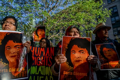 Activistas en Washington, el 5 de abril de 2016.  