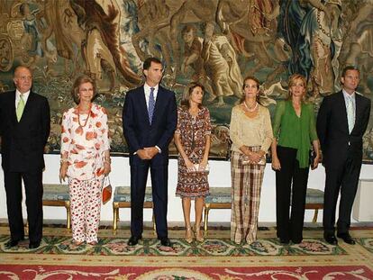 Los Reyes y sus hijos se despiden de Palma