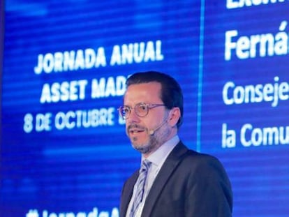 El consejero de Hacienda y Función Pública de la Comunidad de Madrid, Javier Fernández-Lasquetty.