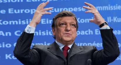 EI presidente de la Comisión, Durão Barroso.