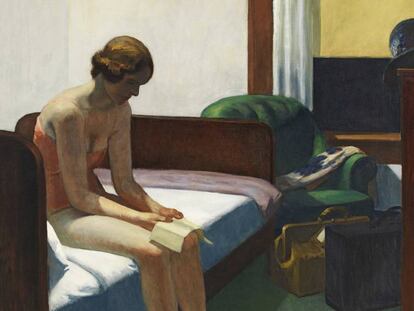 &#039;Habitaci&oacute;n de hotel&#039;, de Hopper (1931), una de las obras del museo Thyssen de Madrid que se ver&aacute;n en Caixaforum de Barcelona.