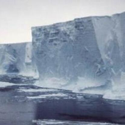 Imagen sin fechar del morro del glaciar Mertz en la Antártida.