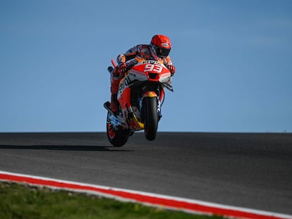 Marc Márquez, durante el GP de Portugal de esta temporada.