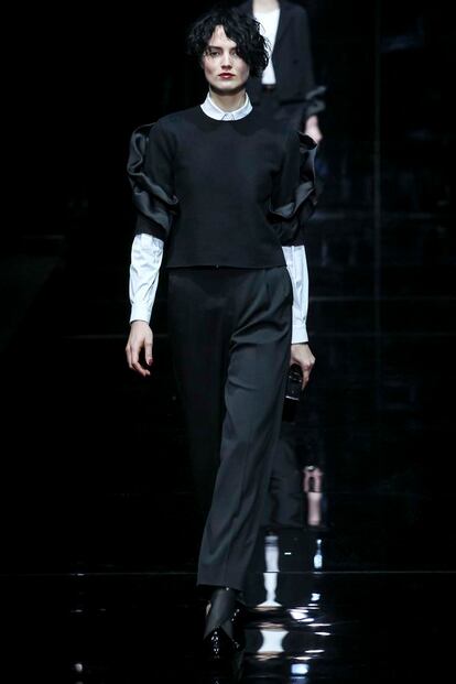 Emporio Armani desfile otono invierno 2015