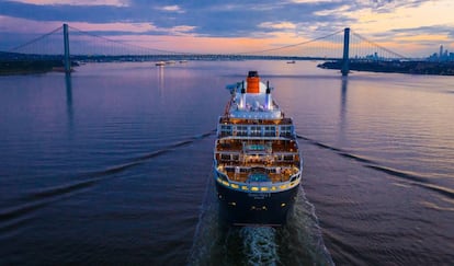 El renovado 'Queen Mary 2', de la naviera Cunard.